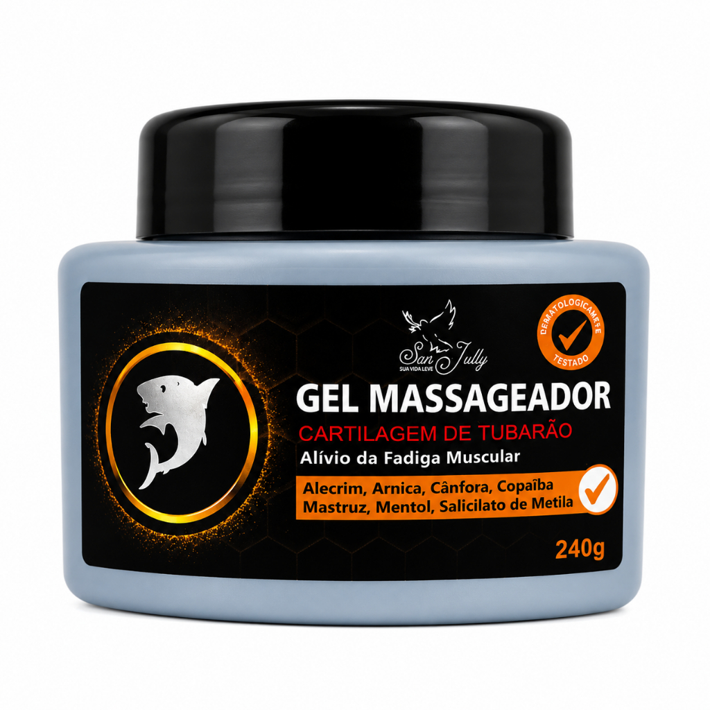 Gel Massageador Cartilagem 240g San Jully Cosméticos