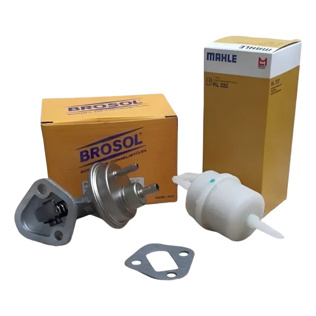 Kit Bomba Opala 4100 6cc Brosol + Filtro Mahle Novo