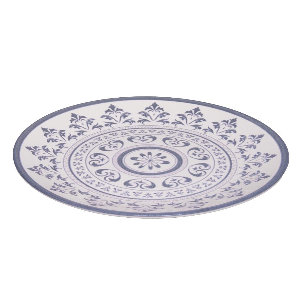 Prato Raso Porto Azul Cerâmica 25cm - Wolff