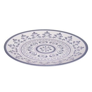 Prato Raso Porto Azul Cerâmica 25cm - Wolff