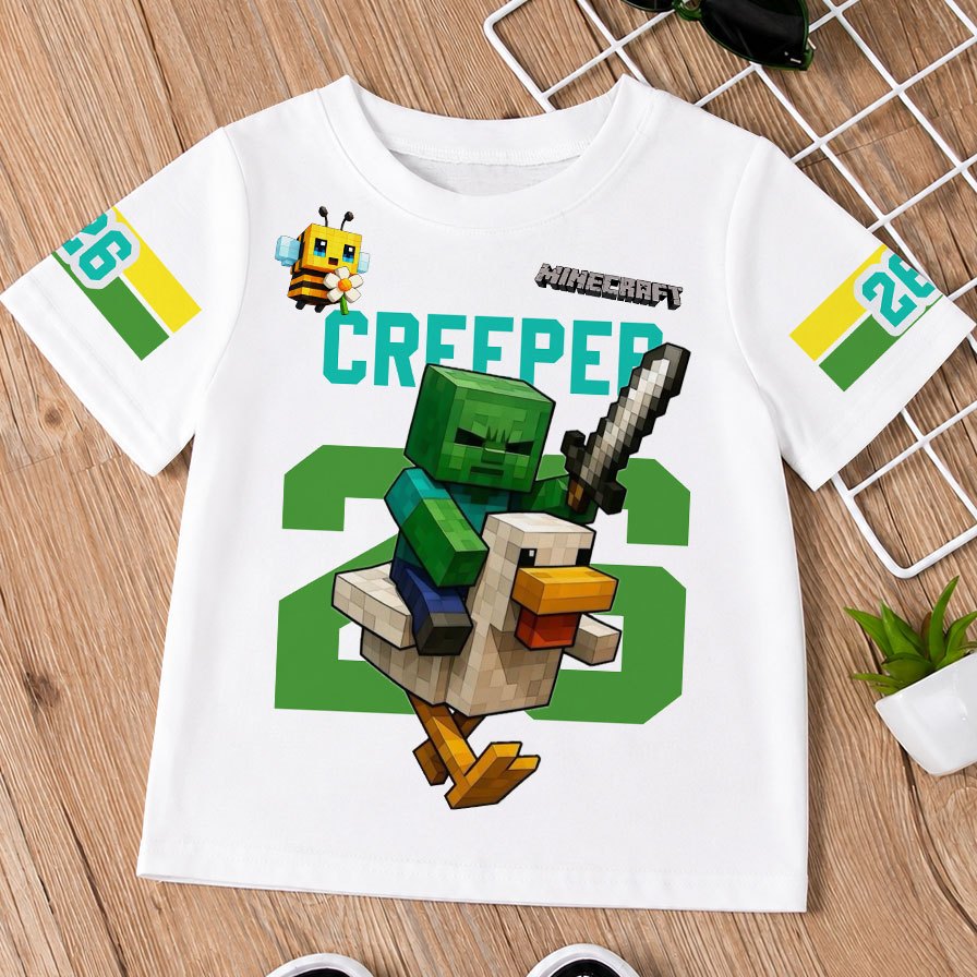 Camiseta Infantil Creeper Crafter Algodão