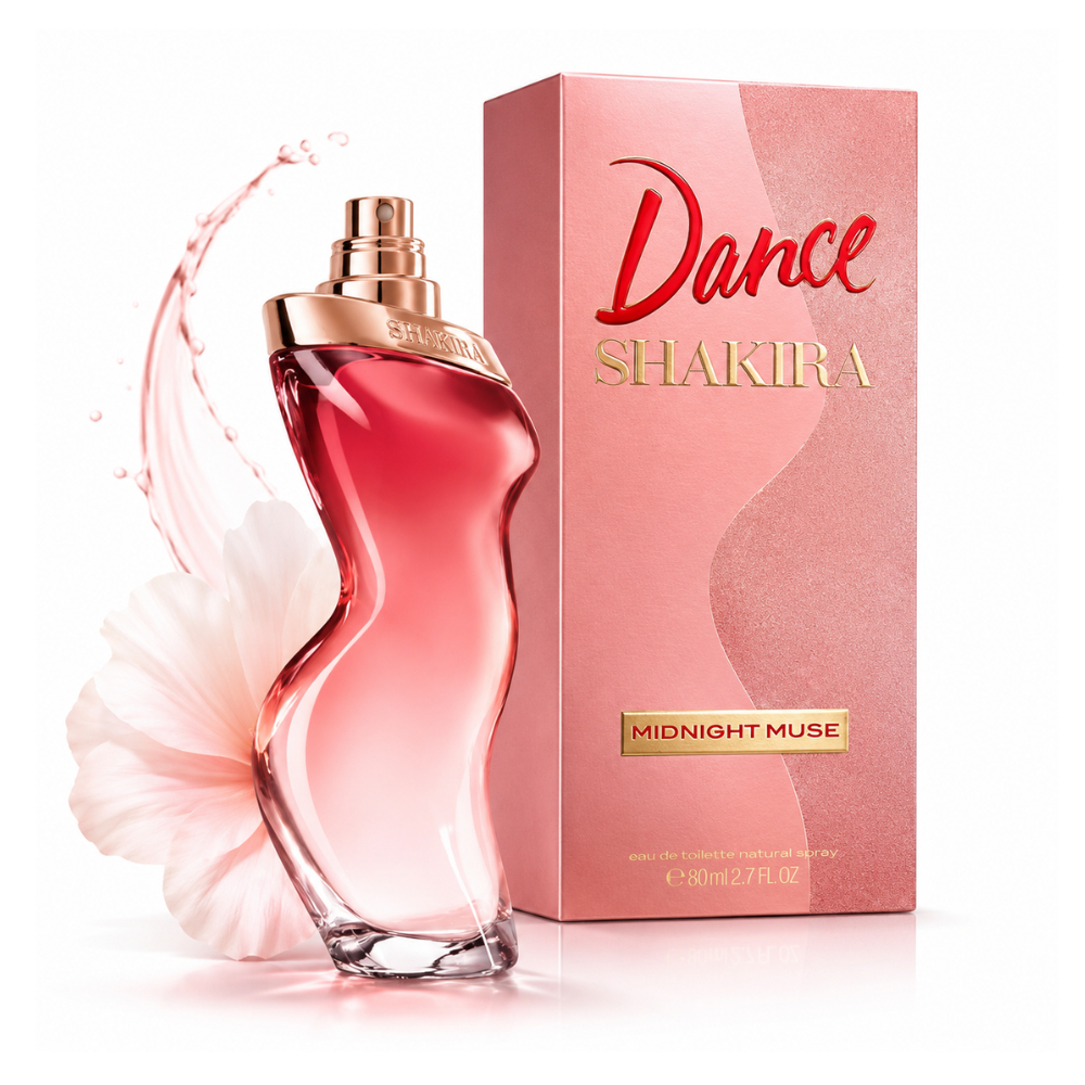 Perfume Feminino Shakira Dance Midnight Muse Eau de Toilette 80ml Floral Alta Fixação - Importado - Original