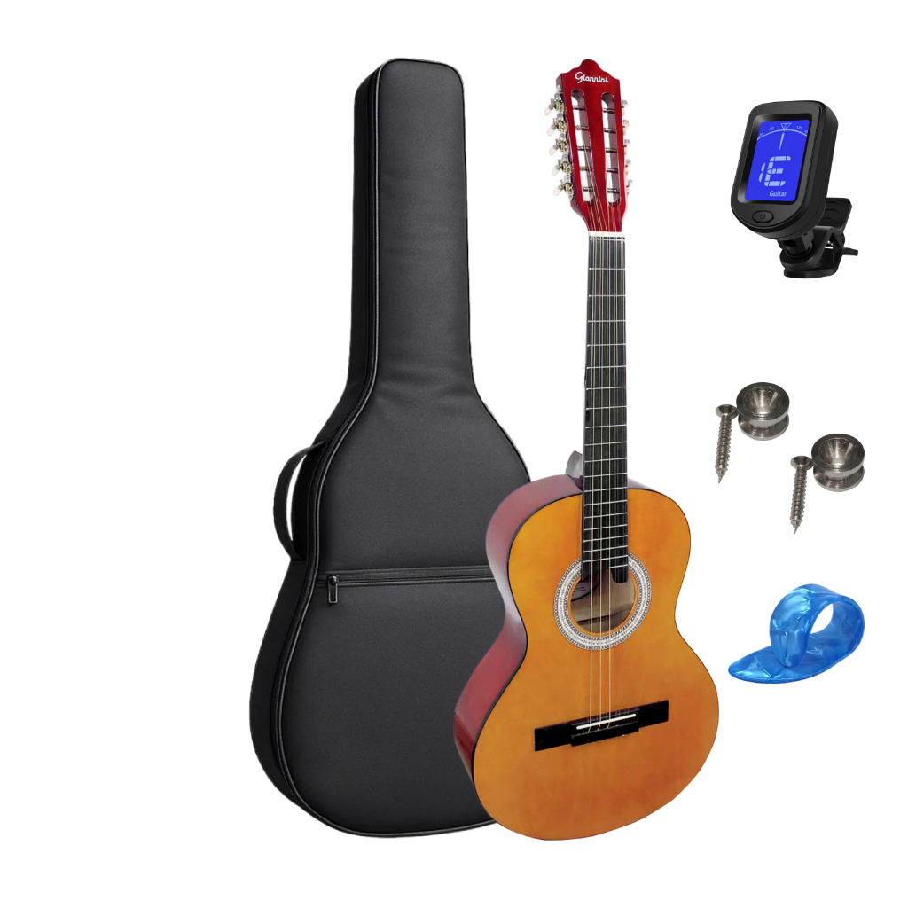 Viola Giannini Acustica Natural Vs14 N Capa Afinador Dedeira