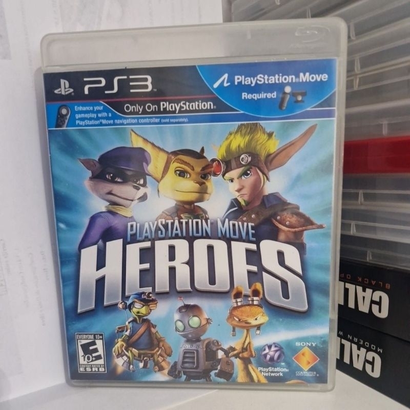 jogo original ps3 playstation move herois