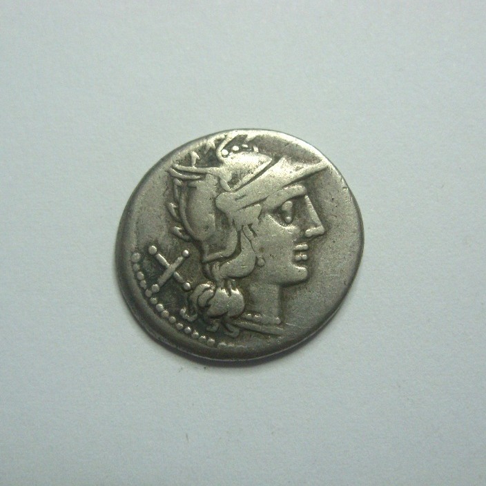 Rara Moeda Roma Republica - Cunhagem Anonima 211-206 A.c. Denario Prata, Autentico
