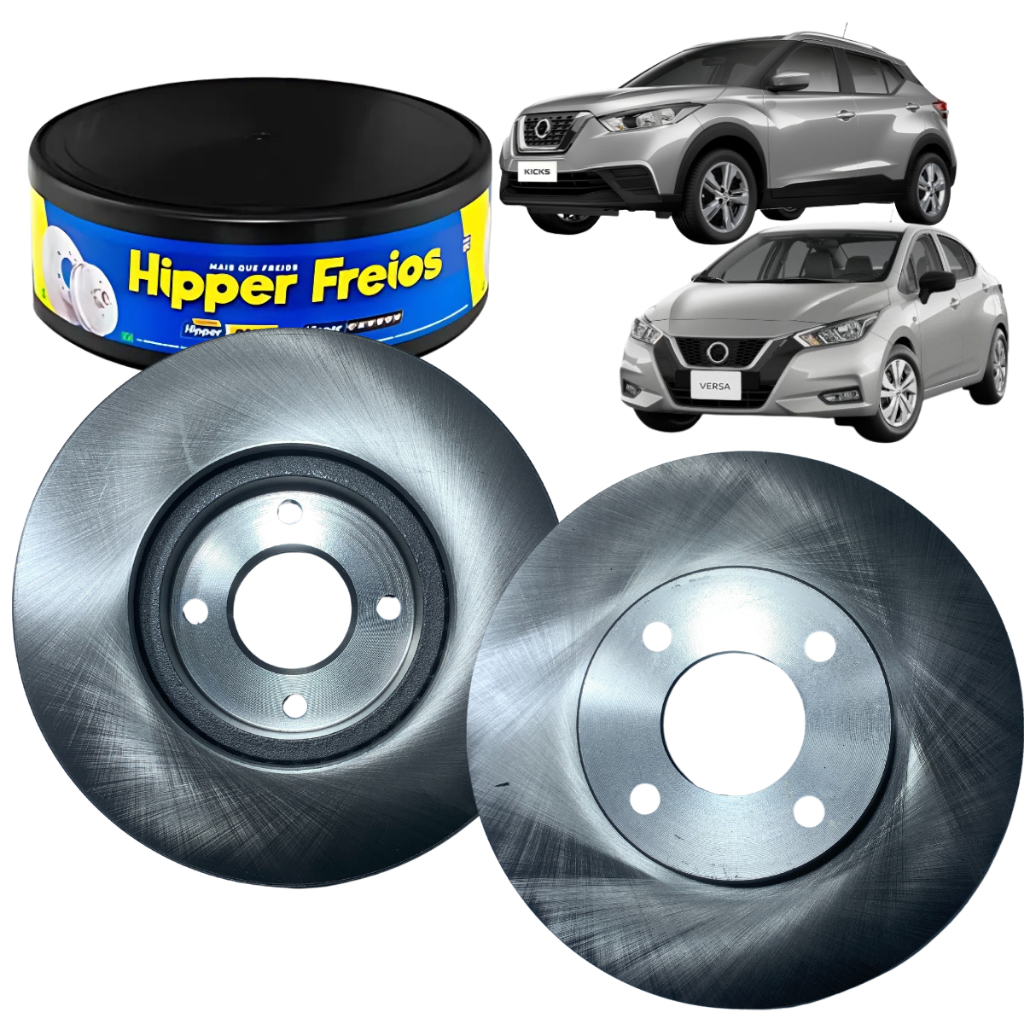 Par Disco Dianteiro Hipper Freios Kicks 1.6 2017 Versa 1.6 2020