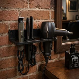 Suporte Organizador de Parede para Secador de Cabelo e Modeladores | Porta Secador com Di…