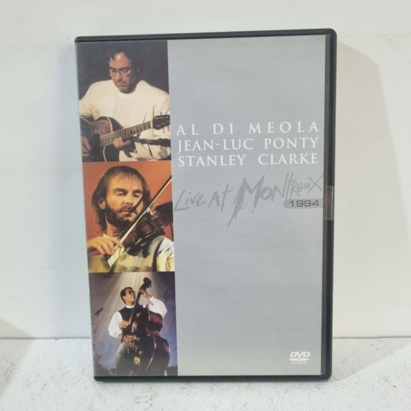 Dvd Original - All Di Meola, Jean-Luc Ponte, Stanley Clarke - Live At Montrenx - 1994