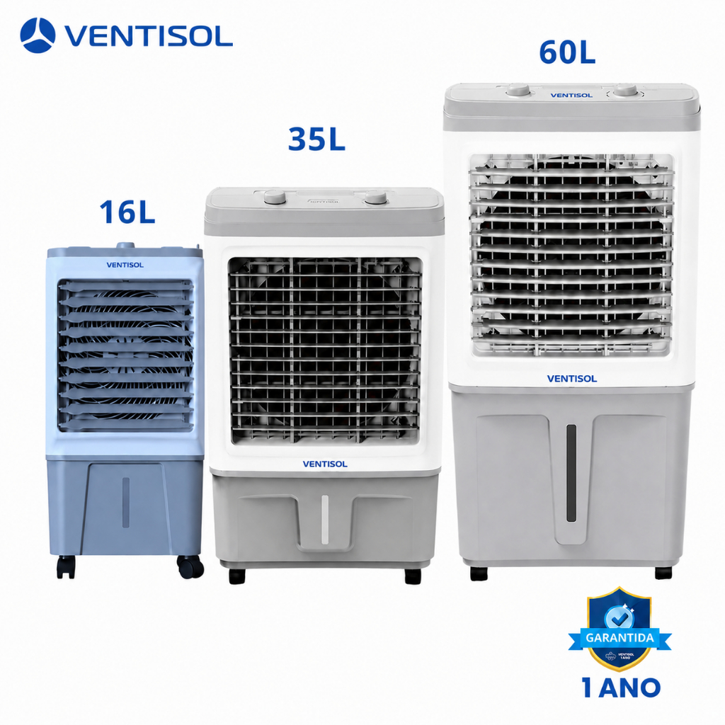 Climatizador de Ar Ventisol Clin PRO 16/35/60 Litros 127V-220V
