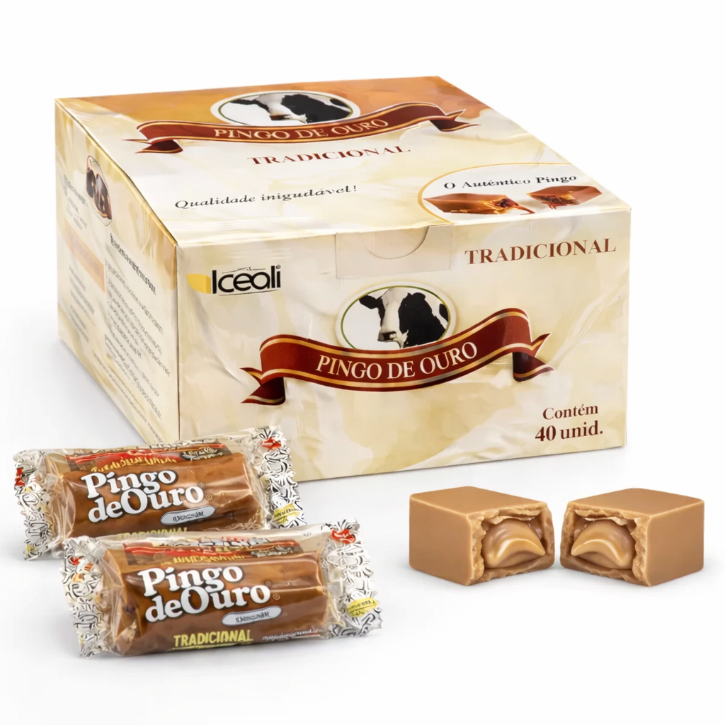 Pingo De Ouro Doce Leite Cremoso C/ 40 Unidades
