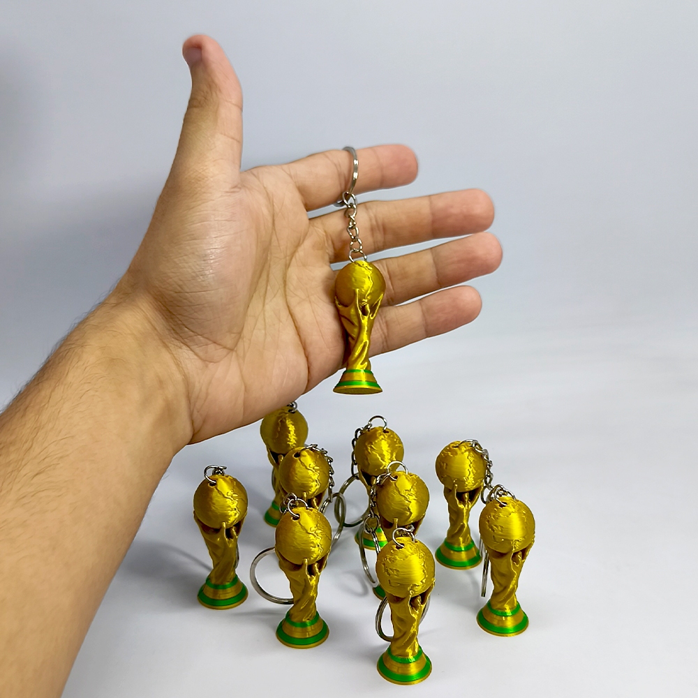 KIT 10 CHAVEIRO TROFEU TAÇA COPA DO MUNDO 2026 FUTEBOL BRASIL TORCEDOR