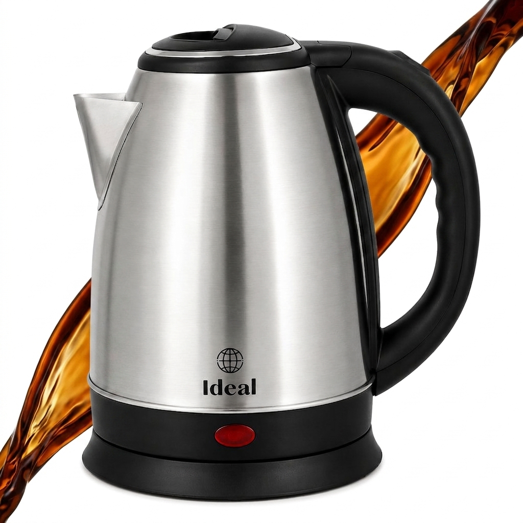 Chaleira Elétrica Grande 1.8L Aço Inox Desligamento Automático Jarra Elétrica Aquecedor De água