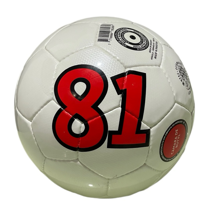 Bola Futebol Campo Dalponte 81 Amarela Perola Costurada À Mão Profissional Original