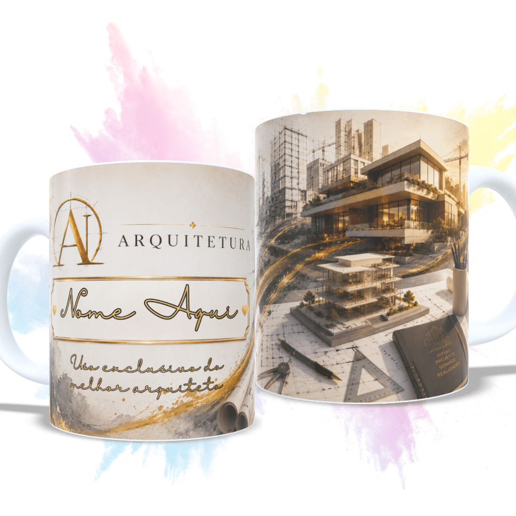Caneca Arquitetura Melhor Arquiteto Xícara Personalizada Presente para Arquiteta