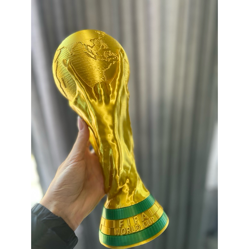 Trofeu Taça da Copa do Mundo 2026 FIFA Decoração Tamanho Real e Brilhante