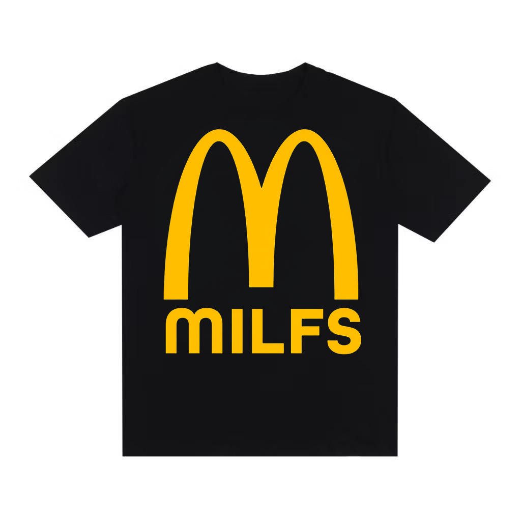 Camiseta Streetwear Camisa Oversized Over Mc Milfs Logo Famosa Estilosa Opium Core Gótica Y2K Premium Confortável