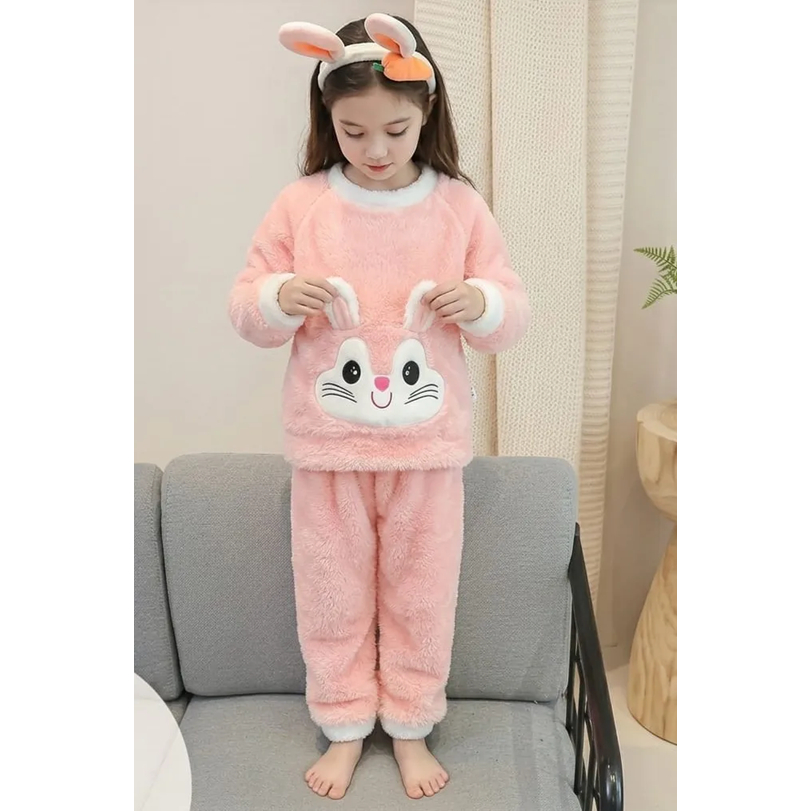 Conjunto Fleece Pijama Inf. Menino Peluciado Frio Inverno