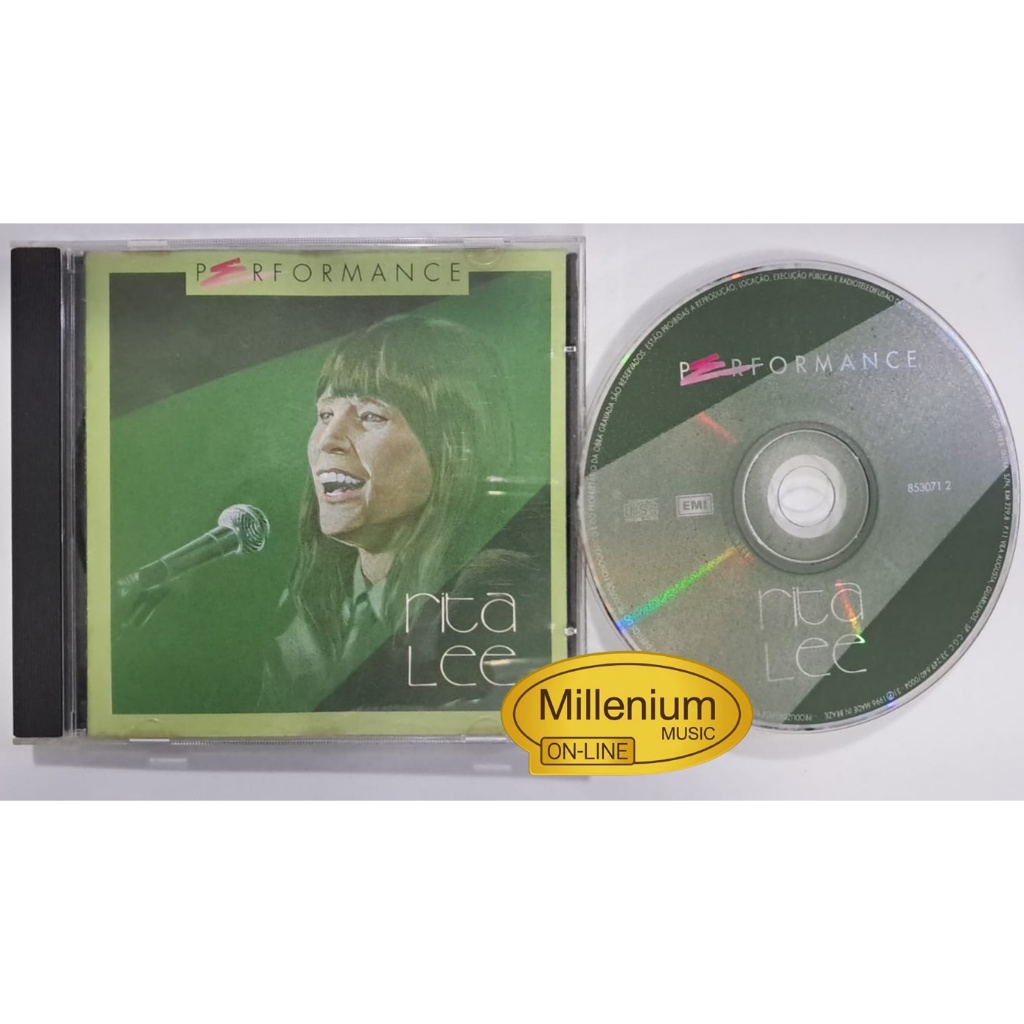 CD Rita Lee Performance 1996 Original Gravadora colecionador Ótimo Estado
