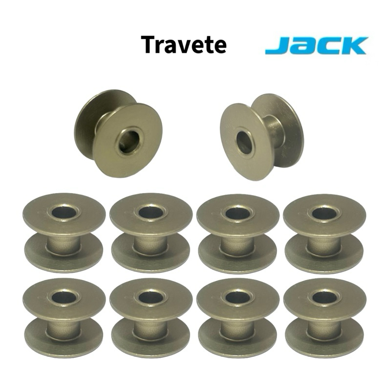 10 Bobinas Carretilha Alumínio Jack Original Máquina Travete Industrial T1850-0530