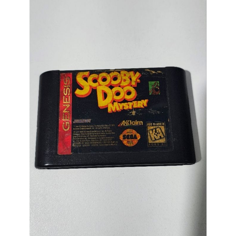 Cartucho original Mega Drive - Scooby Doo Mystery