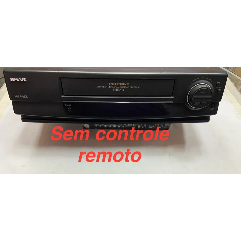Vídeo Cassete Sharp VC-1494 Sem controle #