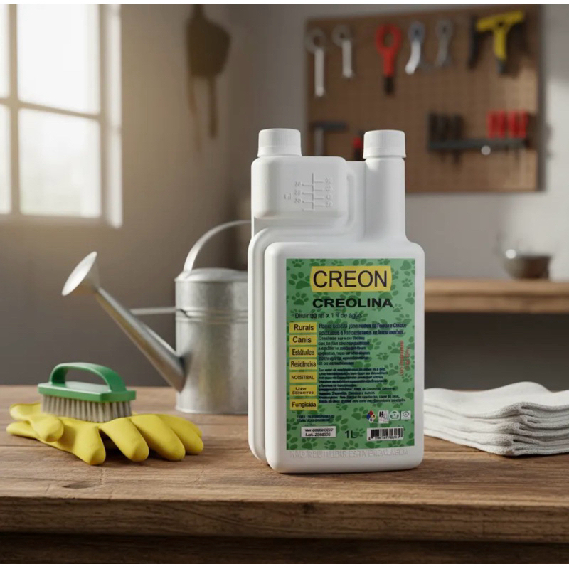 Creolina Creon 1 Litro Desinfetante Fungicida Com Dosador