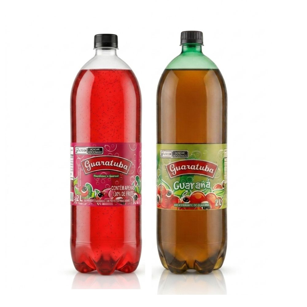 Refrigerante de Guaraná Guaratuba 2 Litros Kit com 2 Garrafas
