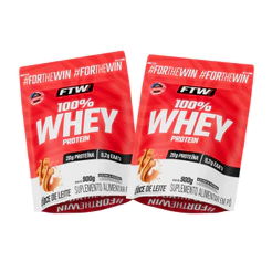 Kit 2x 100% Whey protein Refil 900g - FTW