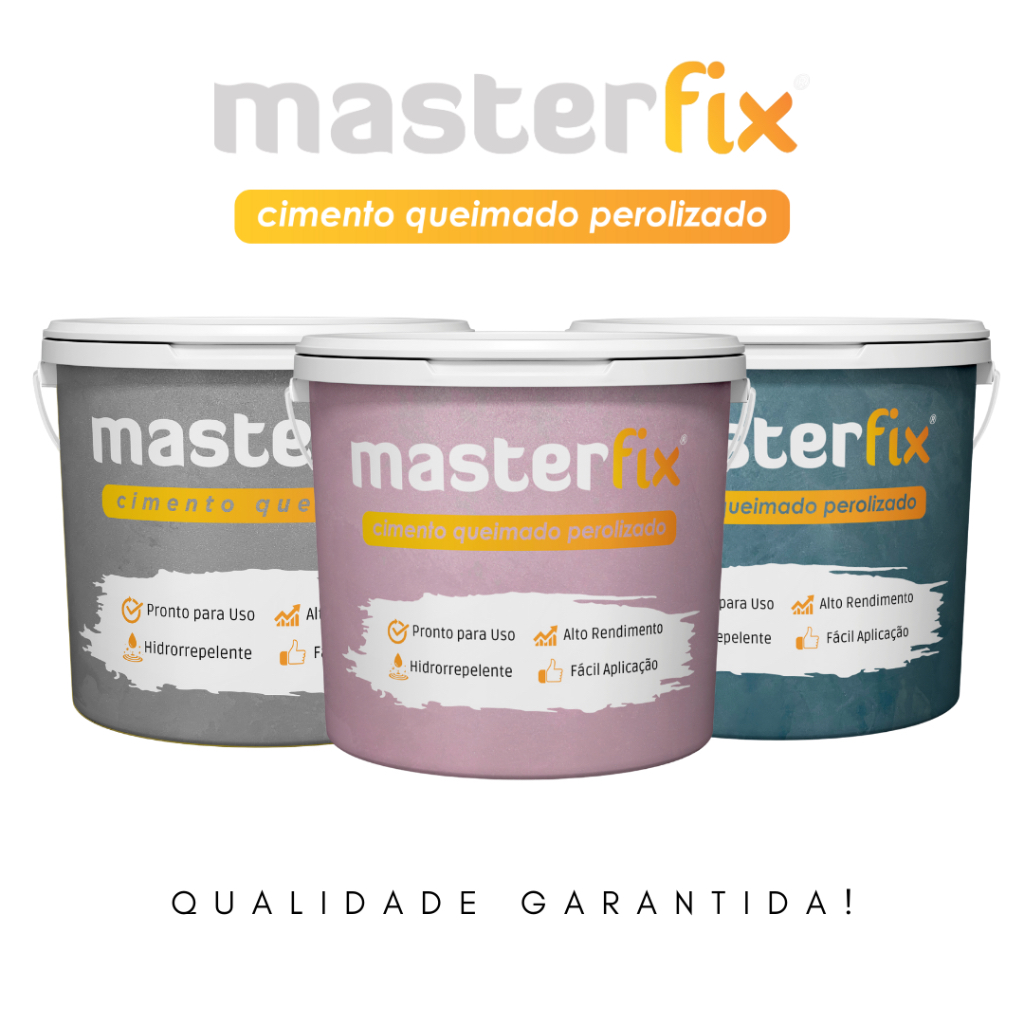 Cimento Queimado Perolizado MasterFix 3 kg