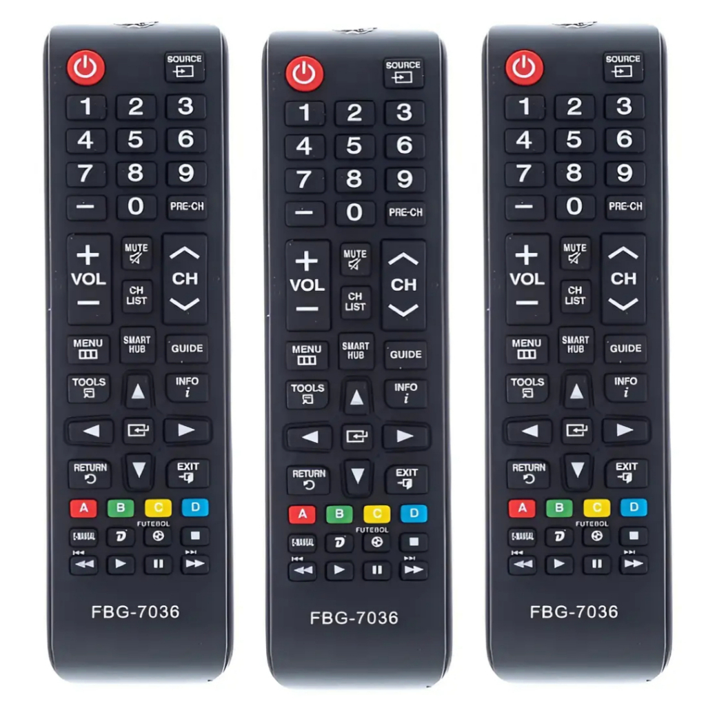 Kit Controle Remoto Compatível Samsung Smart TV