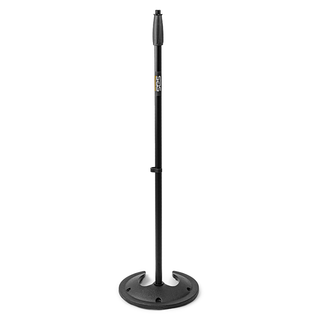 PEDESTAL P/ MICROFONE SANTO ANGELO BASE FUNDIDA SAS MOD PSA201