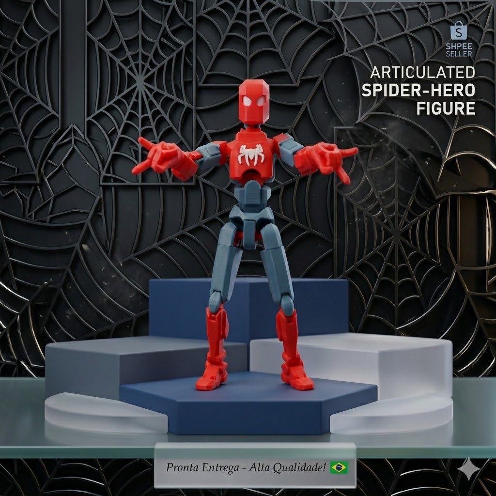 Homem Aranha Boneco Articulado Robo Dummy 13 Brinquedo Anatômico