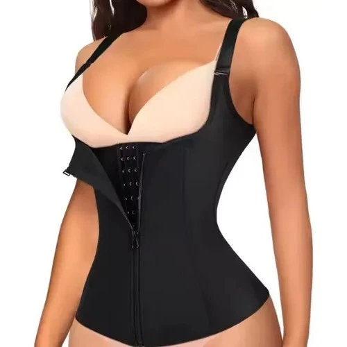 Cinta Modeladora Feminina Dupla Compressão Redutora abdômen Cintura Premium Cinta redutora modelador feminino faixa — imagem 1