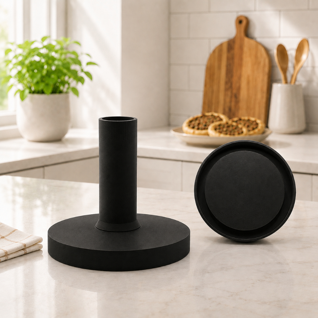 Molde modelador de Esfiha Aberta 11 cm – Profissional, Resistente e Fácil de Usar Preto ou Branco