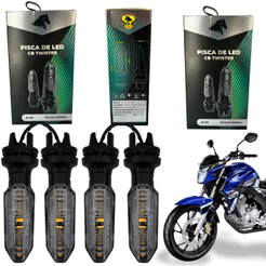 Kit C/4 Pisca Led Seta Stallion - Twister 250 Titan/ Fan 160