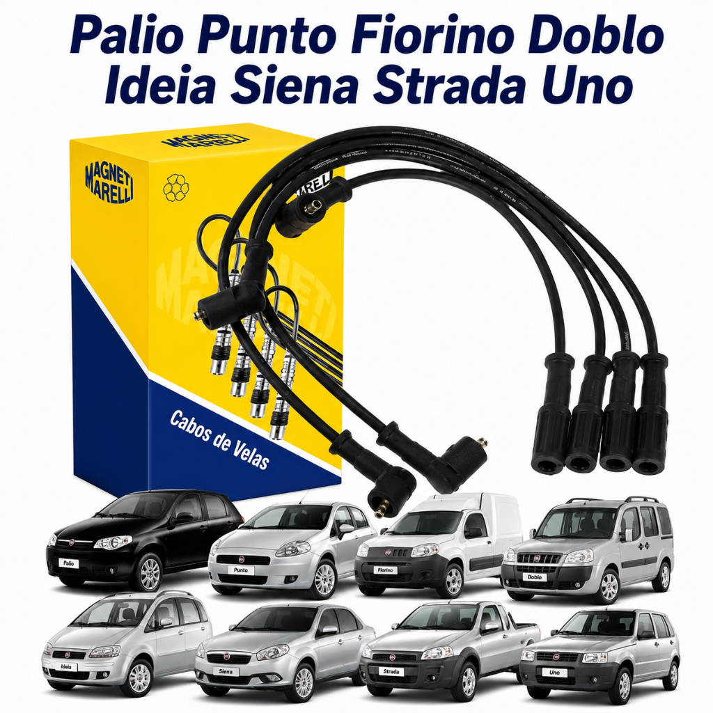 Cabos De Vela Palio Punto Fiorino Doblo Ideia Siena Strada Uno Fire 2004 a 2018