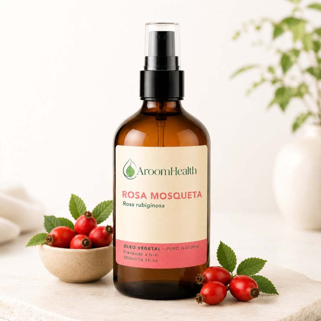 Óleo vegetal puro natural Rosa mosqueta rubiginosa -500ml