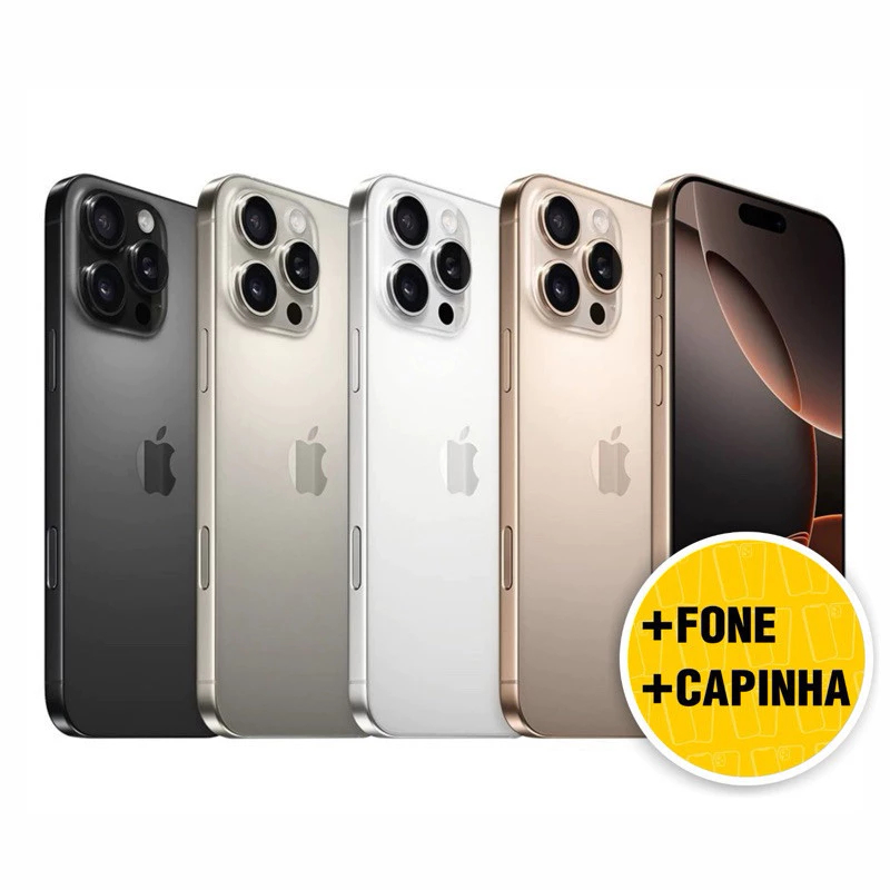 CELULAR IPHONE 16 PRO E 16 PRO MAX ORIGINAL (VITRINE)