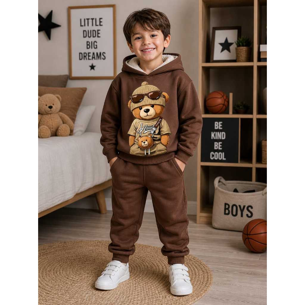 Conjunto Infantil Moletom Minnie e Margarida Flanelado Pelúcia Quentinho Roupa de Frio Inverno Menina Rosa 2 4 6 8 10