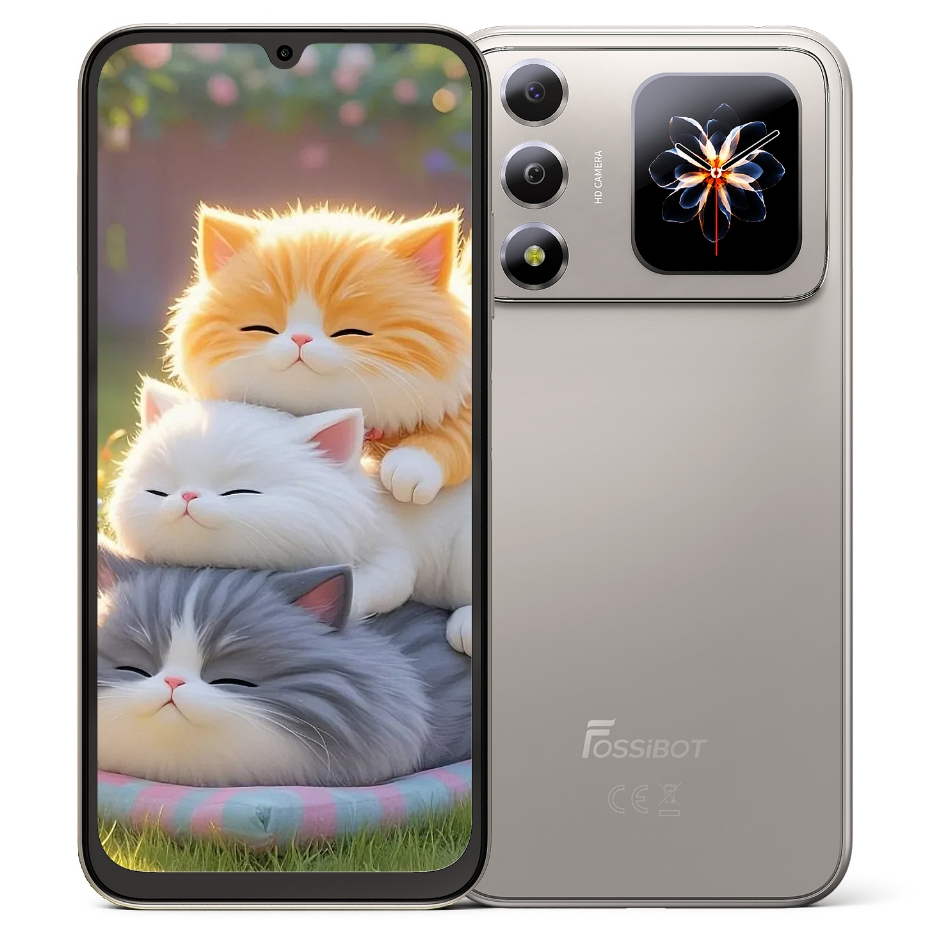 Uranyx Fossibot S7 16.128 GB ou 32.256 GB Tela Traseira Android 16