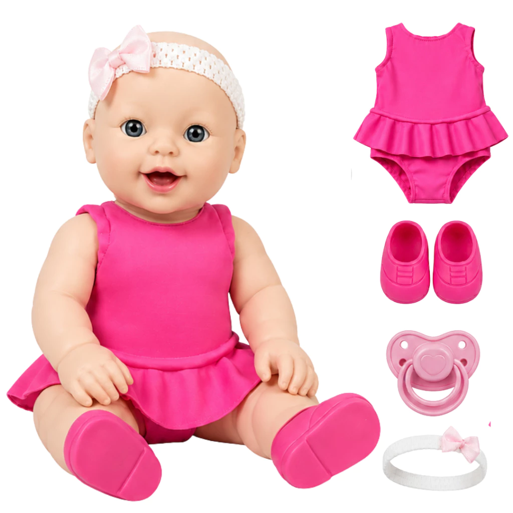 Boneca Vestido com Acessórios Infantil Pequena Reborn — imagem 1