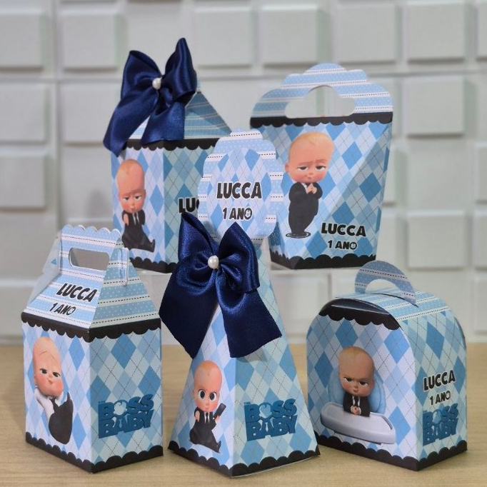 Personalizados O PODEROSO CHEFINHO/ lembrancinha o poderoso chefinho / lembrancinha o poderoso chefinho laço azul