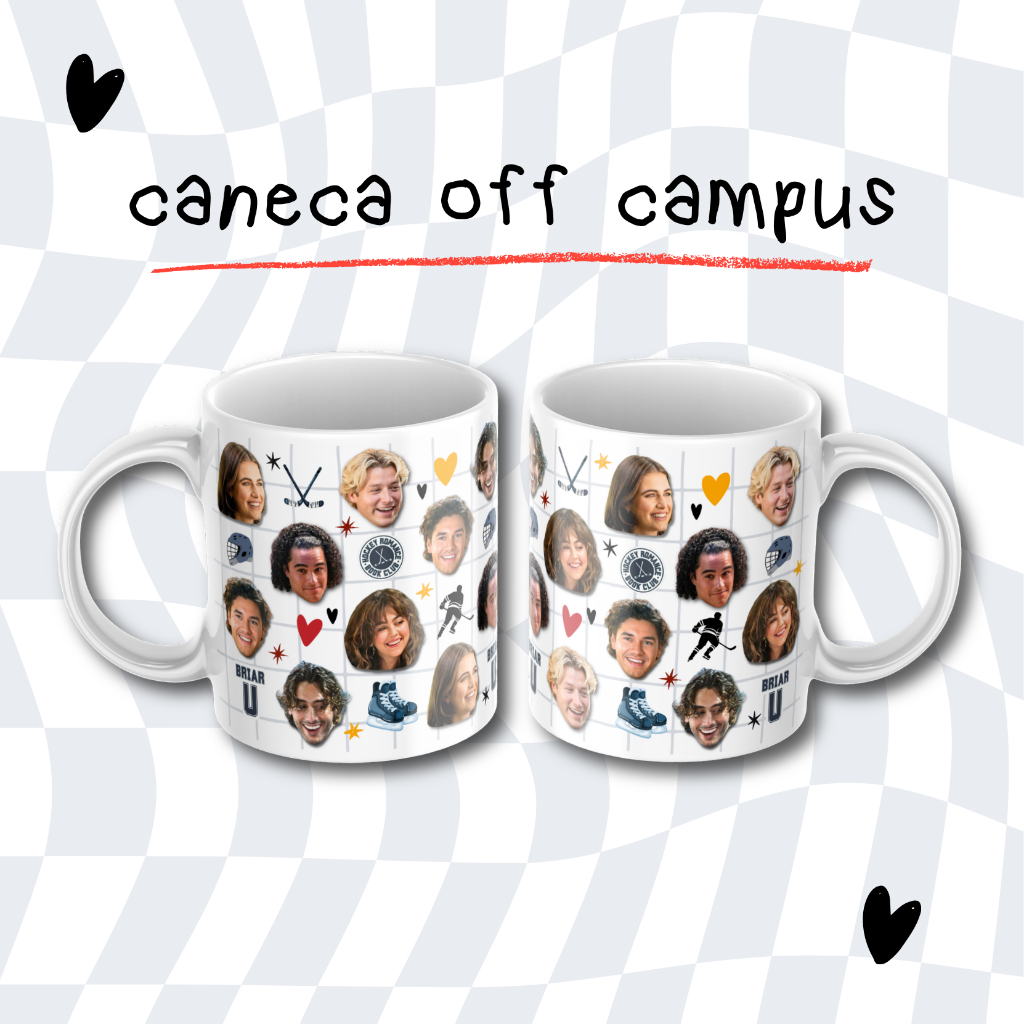 Caneca Off Campus | Presente para Fãs de Garrett, Dean, Hannah, Allie, Tucker e Off Campus