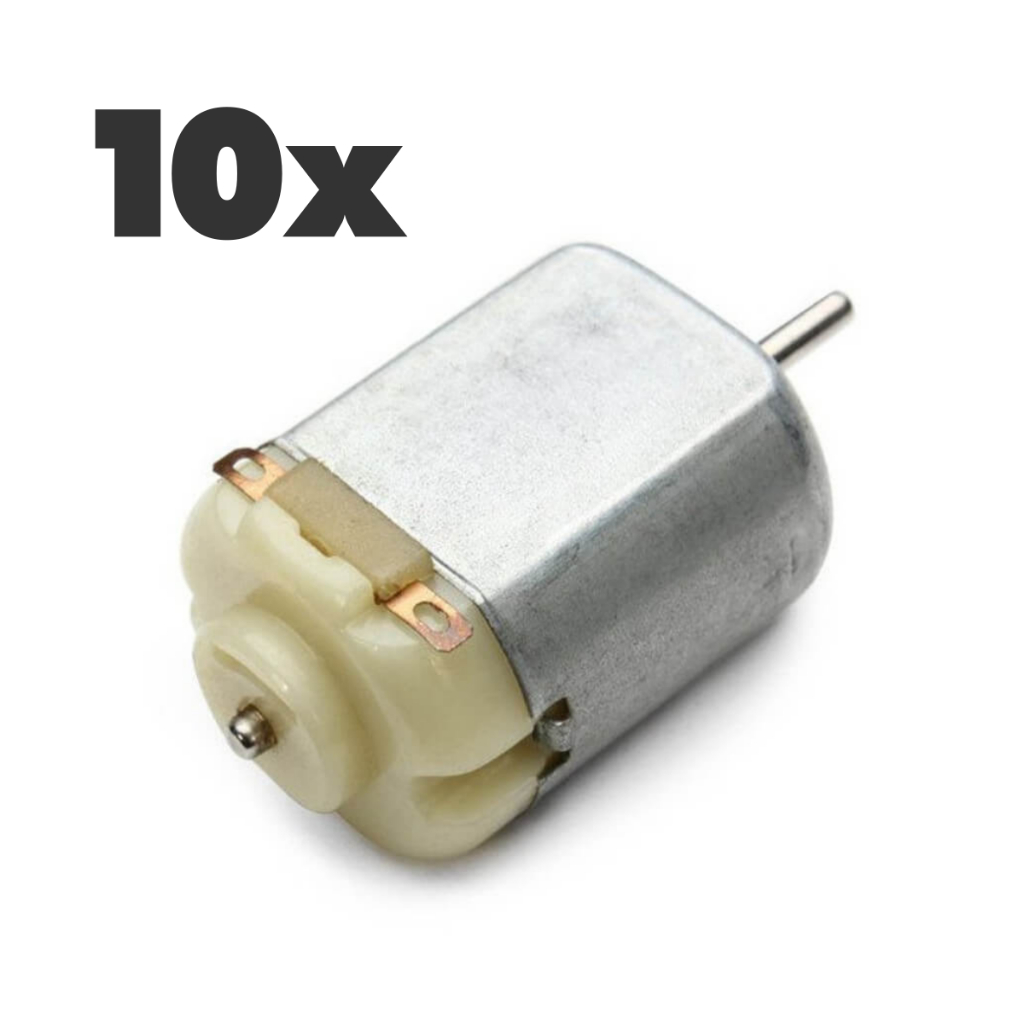 10 x Mini Motor Dc 3v a 6v Para Arduino motorzinho