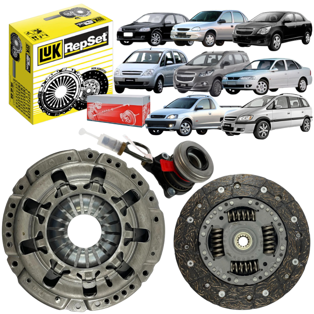 Kit Embreagem Luk C/ Atuador Astra Vectra Cobalt Spin 8v Astra Cobalt Corsa Meriva Spin Vectra Zafira Montana