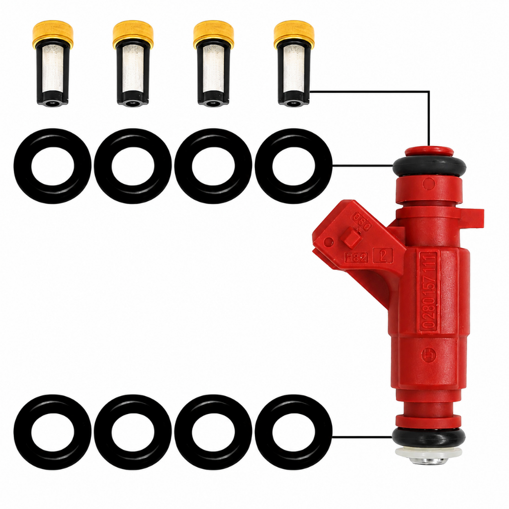 Kit Reparo Bico Injetor Gol Fox Voyage 1.0 Flex - 0280157111