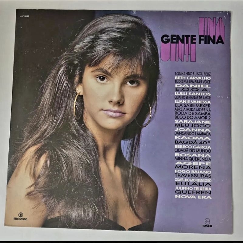 LP VINIL # TRILHA SONORA NACIONAL DA NOVELA GENTE FINA