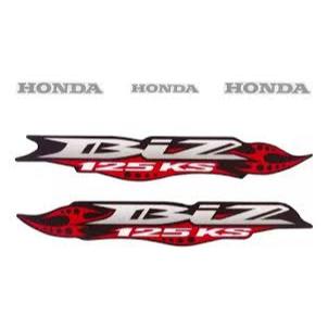 Adesivo faixa moto Compativel Biz 125 Es PRETA