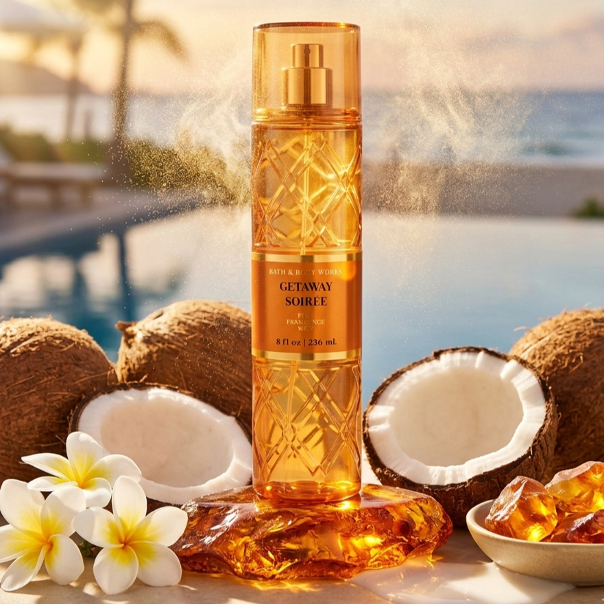 Body Splash Bath & Body Works: Getaway Soirée Fine Fragrance Mist – 236ml