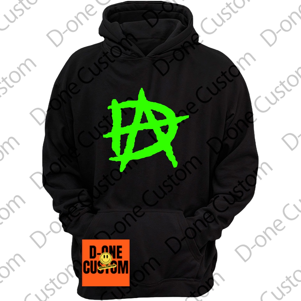 Moletom Blusa De Frio Dean Ambrose Logo Simples Estampado Verde Neon Estiloso Urbano Punk